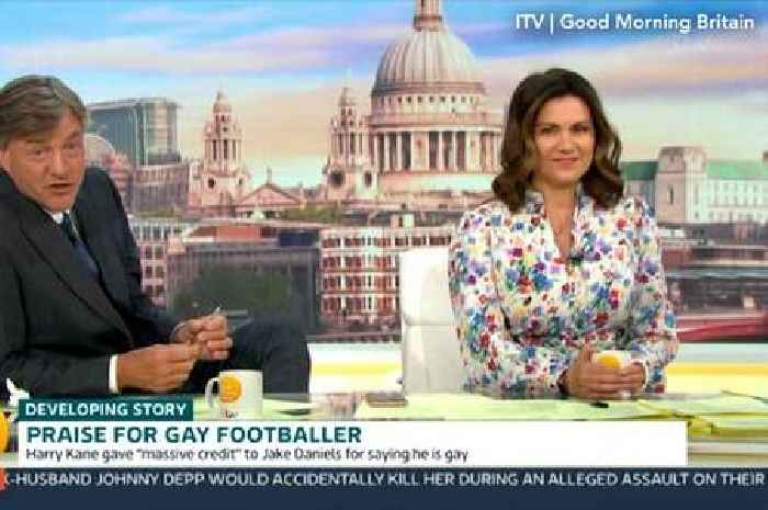 Richard Madeley praises Jake Daniels coming out as gay on a 'seminal day for football'