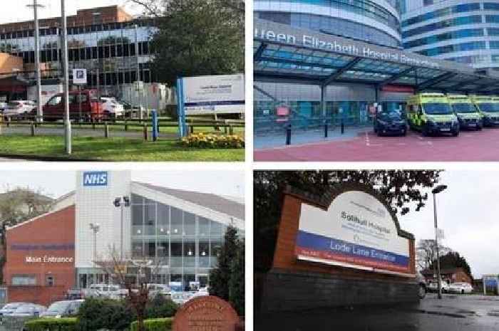 Visitors allowed in Birmingham, Sutton Coldfield and Solihull hospitals - with these restrictions