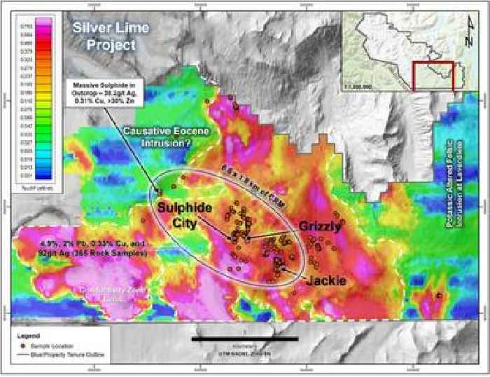 Core Assets Identifies Extensive Conductivity Anomalies Indicative of a Large-Scale Carbonate Replacement System at the Silver Lime Project
