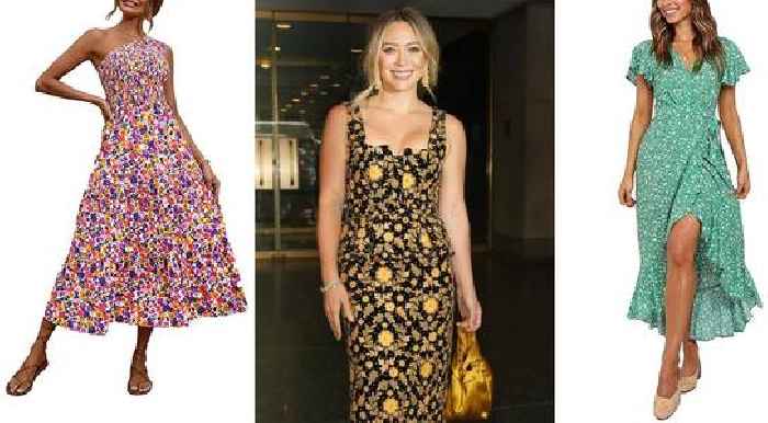 Hilary Duff Wears Stunning Floral Dress While Discussing Nude Photoshoot For Women's Health Magazine On The Today Show — Get The Look For Less From Amazon