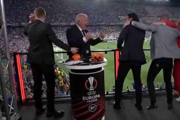 Ally McCoist goes mad as Rangers score in Europa League final - and needs hug afterwards
