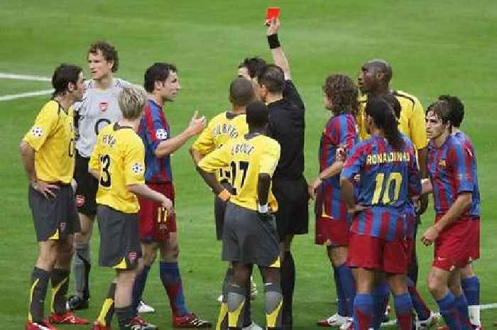 Champions League ref admits he was wrong to send off Arsenal's Jens Lehmann in 2006 final