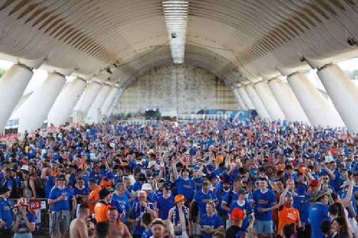 Rangers fans rave in Europa League fan zone as party reaches fever pitch ahead of kick off