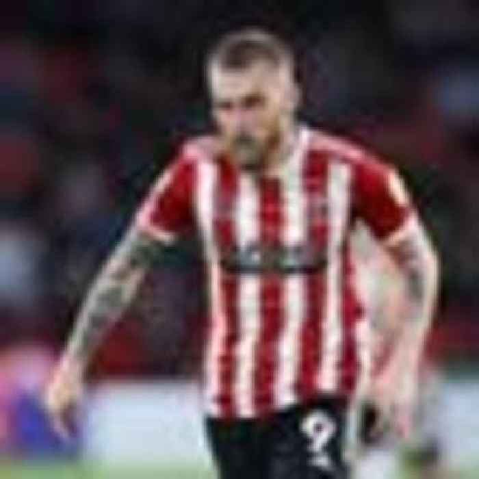 Sheffield United's Oli McBurnie accused of 'stamping' on Forest fan