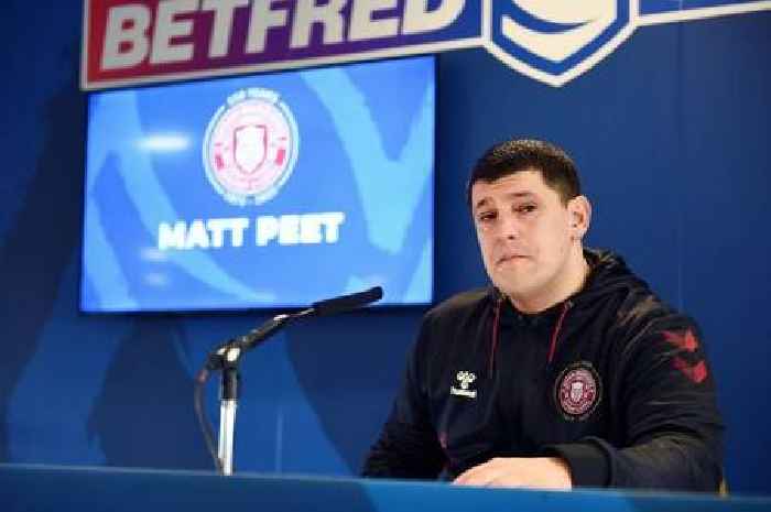 Matt Peet likens Hull FC clash to benchmark game as he admits to 'admiring' players