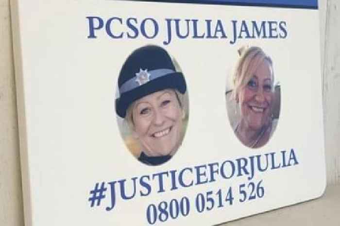 Plaque in memory of much-loved murdered PCSO Julia James is stolen