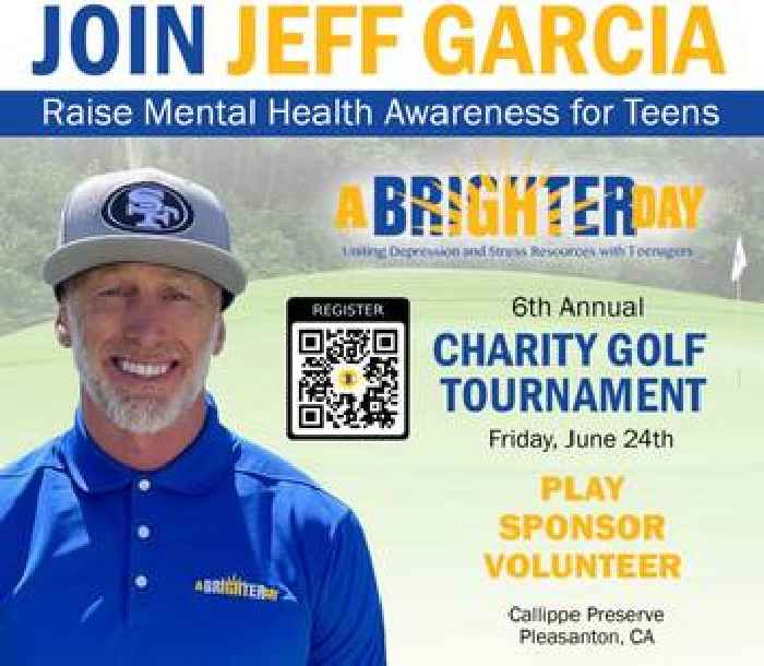 From Quarterback to Advocate, Jeff Garcia Speaks Out for Teen Suicide Prevention; Joins A Brighter Day’s Charity Golf Tournament