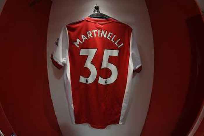 Gabriel Martinelli handed new Arsenal shirt number as new home kit launched