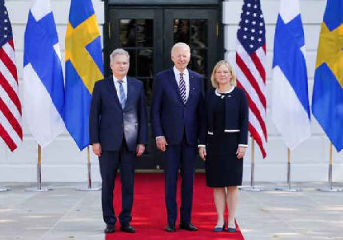 Sweden, Finland's leaders meet with Biden amid NATO expansion plan