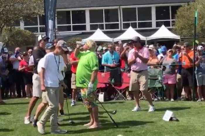 John Daly once drove off beer can before chugging it in front of raucous golf crowd