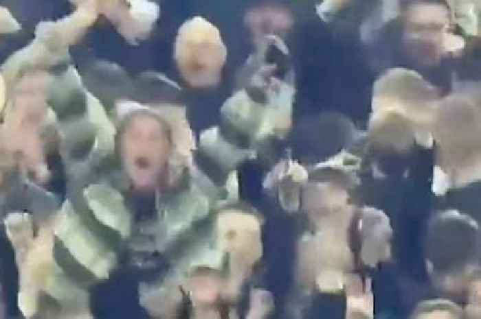 UFC star Meatball Molly spotted among Everton fans in Goodison Park invasion