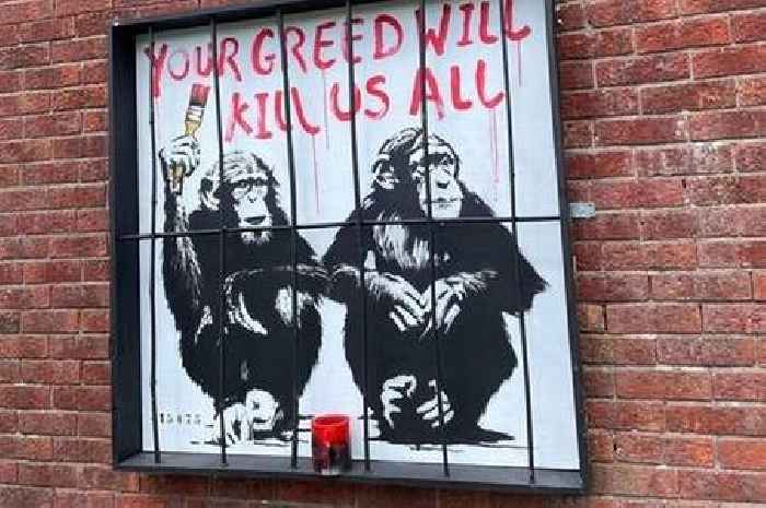 Banksy responds to speculation as Stockwood residents spot new framed artwork