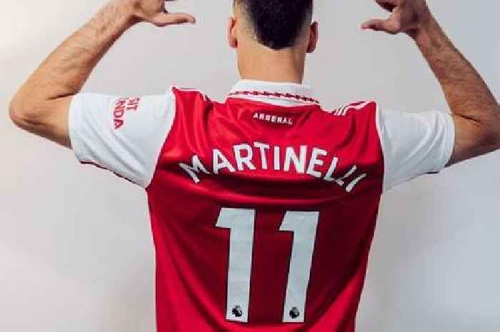 Why Gabriel Martinelli can't wear Arsenal No.11 shirt vs Everton despite Cristiano Ronaldo deal