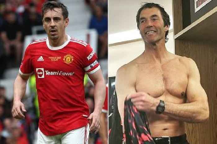 Gary Neville left embarrassed as ex-Man Utd star, 59, shows off his incredible physique