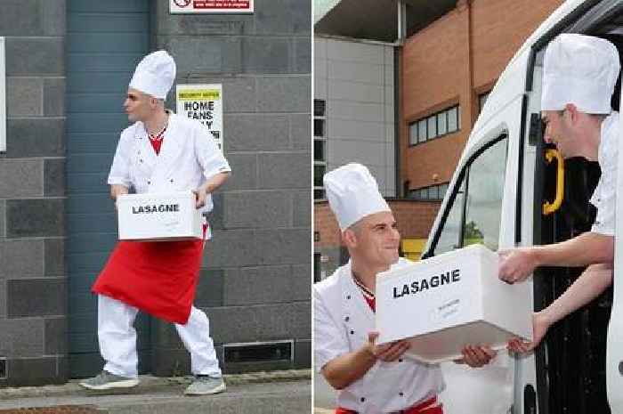 'Suspect lasagne delivery' spotted at Carrow Road in cheeky order for Tottenham team
