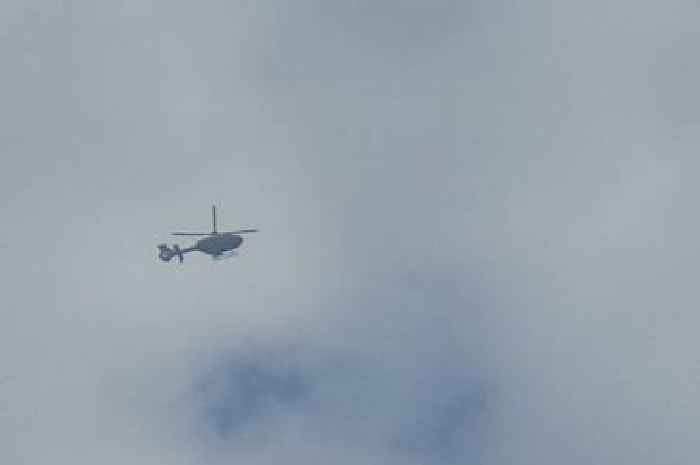 Live updates as police helicopter seen hovering over city