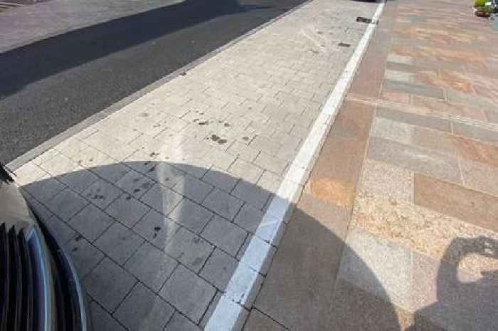 New white lines painted next to 'trip hazard' kerbs in Loughborough - but people still aren't happy