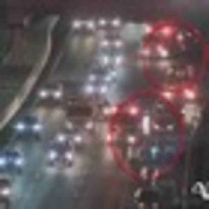 Auckland crash: Northwestern Motorway delays, person trapped and southbound lane blocked