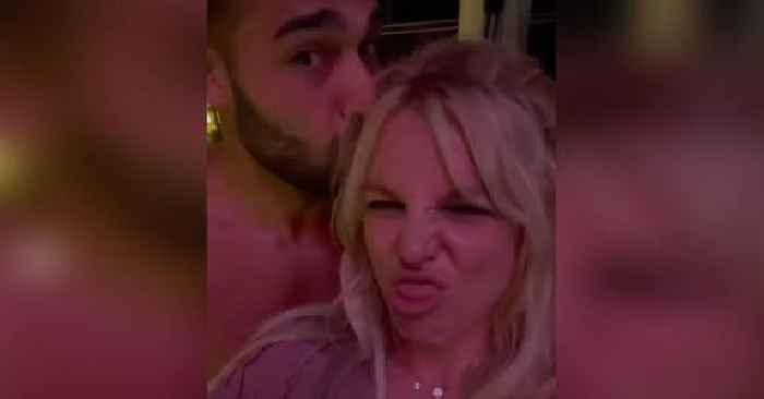 Britney Spears & Fiancé Sam Asghari Party On Las Vegas Strip After Pregnancy Loss