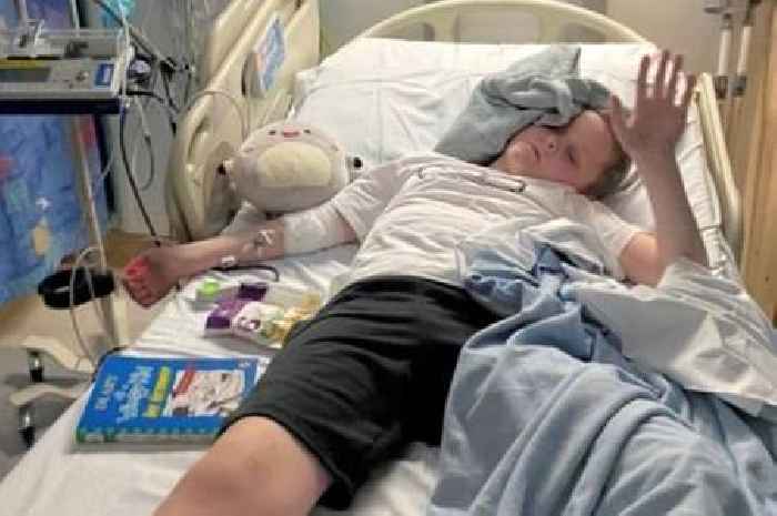 Young boy diagnosed with agonising 'suicide disease' after he randomly woke up in pain