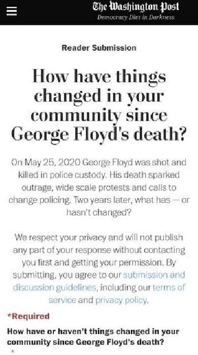 Washington Post Deletes Tweet Wrongly Declaring George Floyd Was ‘Shot’ by Police