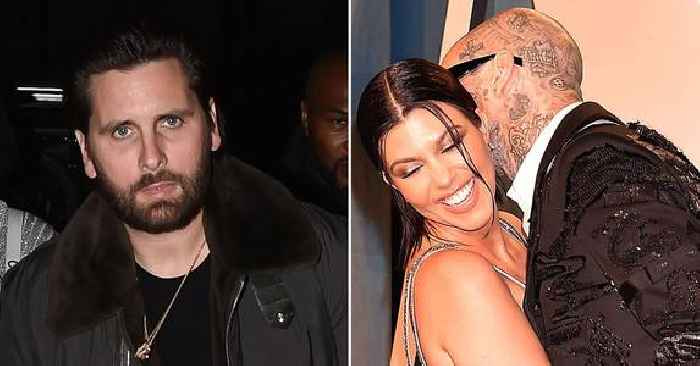 Scott Disick Is Trying To Distract Himself From Kourtney & Travis' Wedding, But Source Claims 'He's Not Handling It Well'