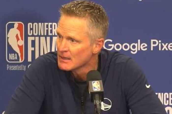 'We can't get numb to this' — Basketball's Steve Kerr slams gun laws in emotional press conference video after Texas school shooting