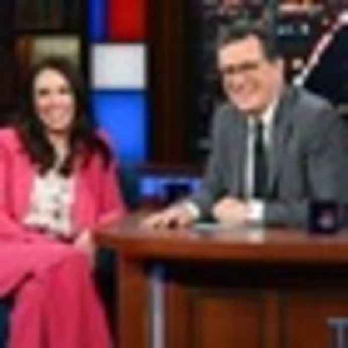 Jacinda Ardern on The Late Show with Stephen Colbert: PM on gun control, Neve's briefcase