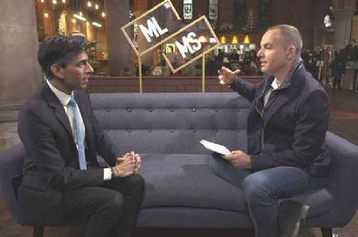 Martin Lewis Q&A with Rishi Sunak - live updates and reaction