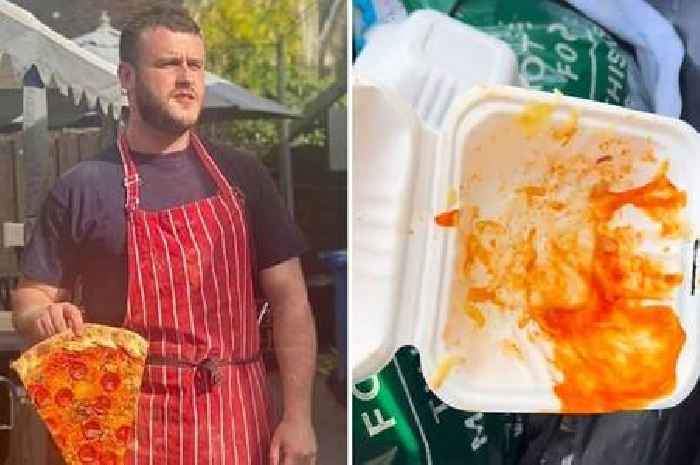 Yorkshire pizza boss roots through customer's bin for 'missing' takeaway after Deliveroo refund