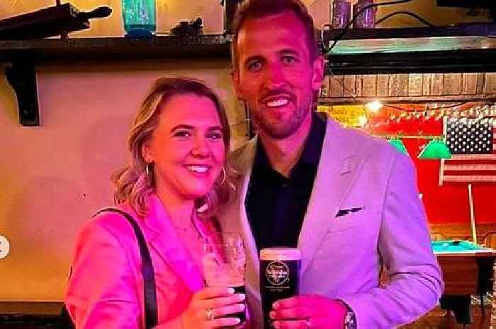 Harry Kane's wife shames England star by downing Guinness before he's taken a sip