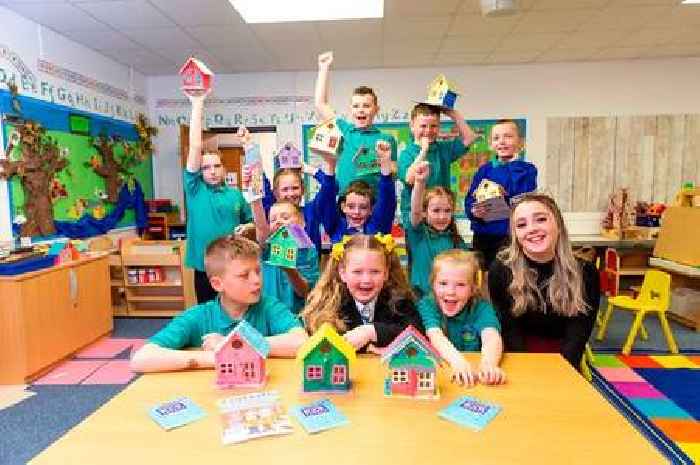 Pupils take part in colourful bird box challenge
