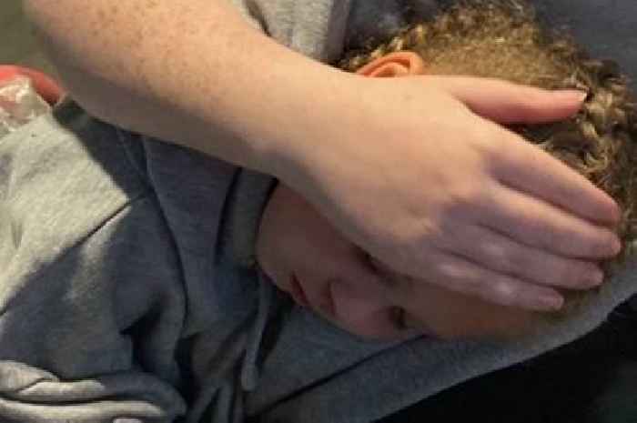 Mum and kids sob on floor after easyJet cancels flight, sends them hundreds of miles to second airport then scraps that flight as well