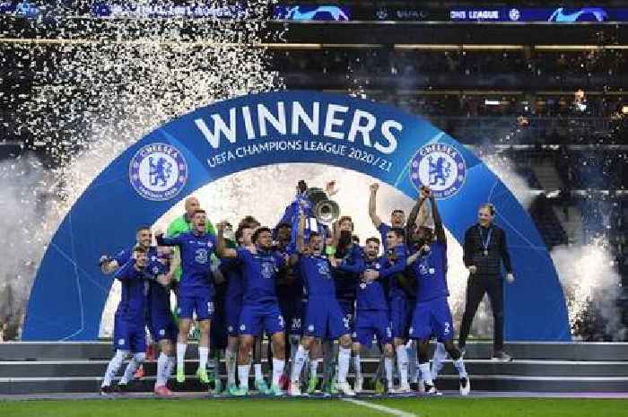 Who won the 2021 Champions League last year and what was the Chelsea v Man City score?