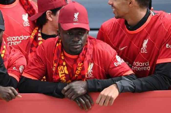 Fans think Sadio Mane looks downbeat during Liverpool parade as news of exit circulates