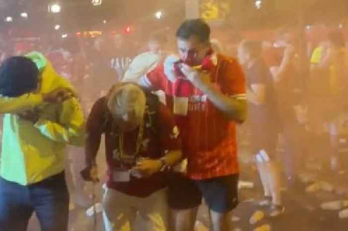 Liverpool fans subjected to sickening post-match pepper-spray attack as they leave stadium