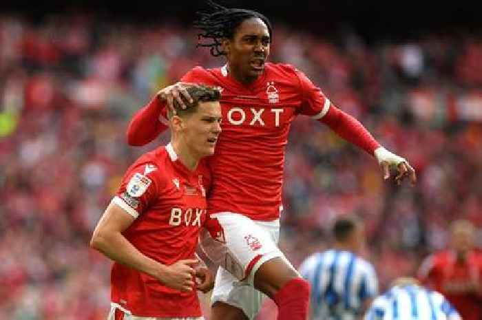 Djed Spence breaks silence on Nottingham Forest future after Wembley promotion