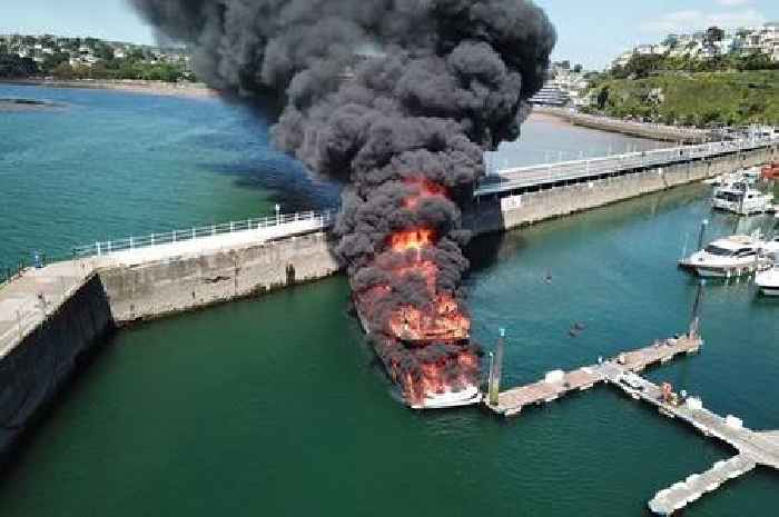 Torquay Marina says superyacht fire could have been 'major catastrophe'