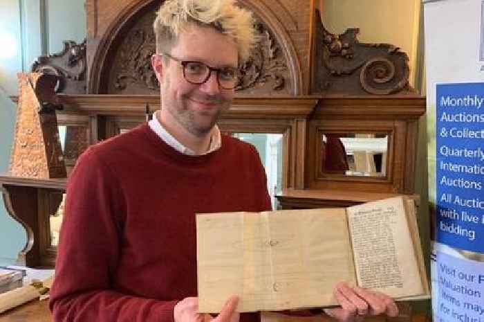Ancient book on aliens discovered in Cotswolds could be worth thousands