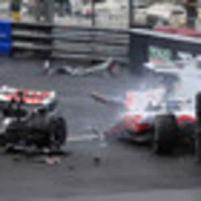 Motorsport: Mick Schumacher in 'scary' crash as Sergio Perez wins Monaco Grand Prix