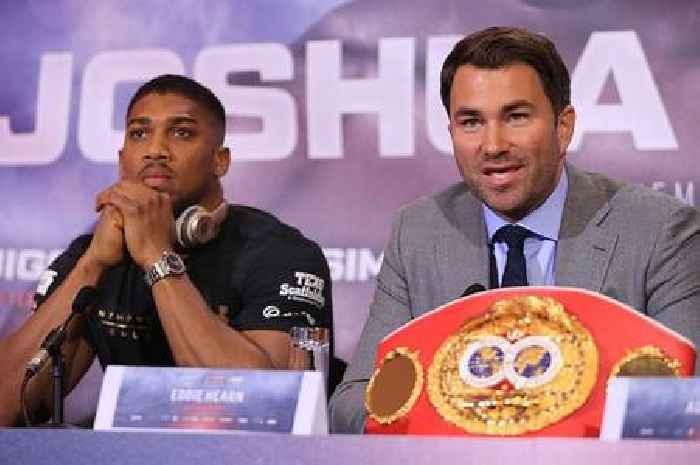 Fans angry with Anthony Joshua and Eddie Hearn as rematch 'confirmed for Saudi Arabia'