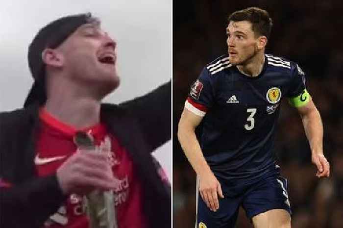 Scotland fans want Andy Robertson stripped of captaincy after post-beer Ukraine flop