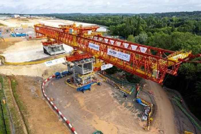 HS2 begins building Britain's longest railway bridge through Hertfordshire