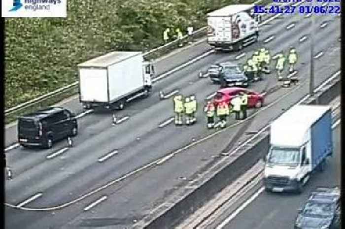 Live M25 updates as traffic stretches for miles following a crash near Watford