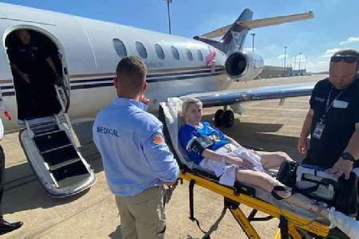 Rangers fan left stranded in Seville for a fortnight after collapsing on flight finally returns home