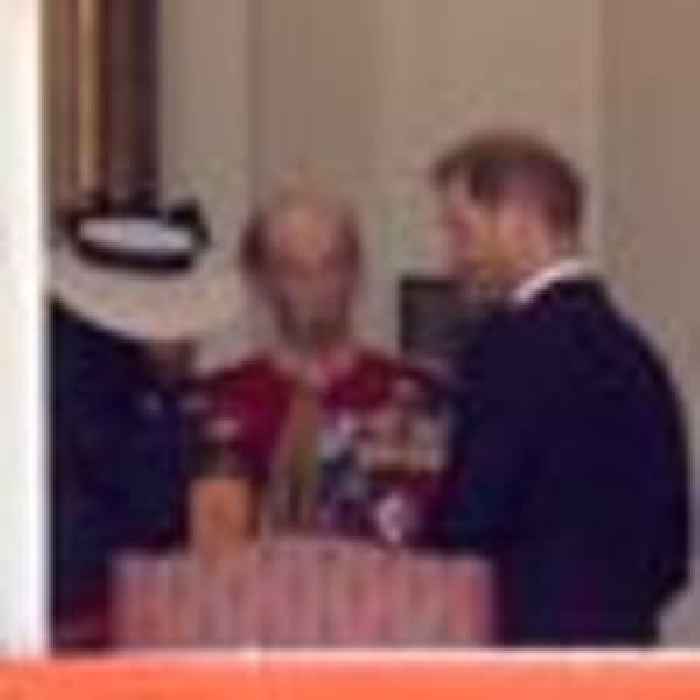 Harry and Meghan seen for first time at Jubilee celebrations