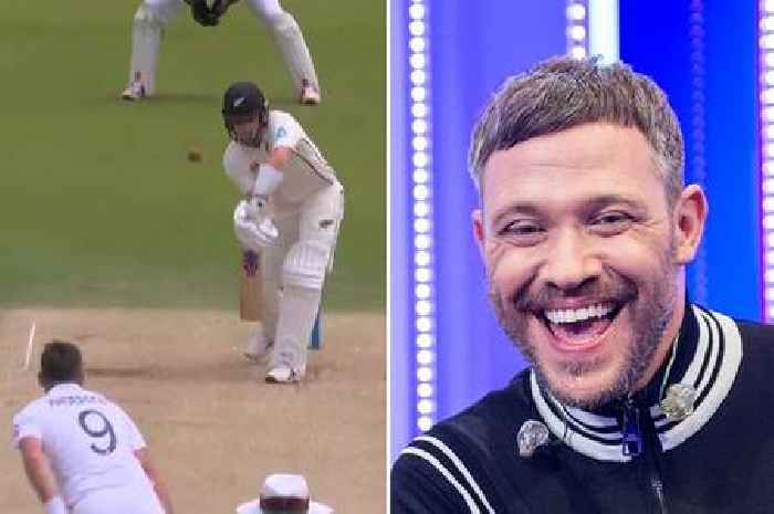 England cricket fans all make the same joke as Jimmy Anderson dismisses Will Young