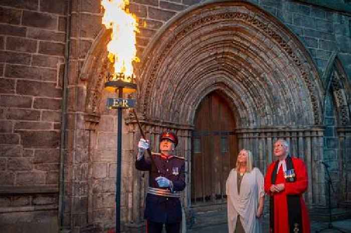 Beacon lit at Paisley Abbey to mark Queen's Platinum Jubilee  as specially-composed music plays