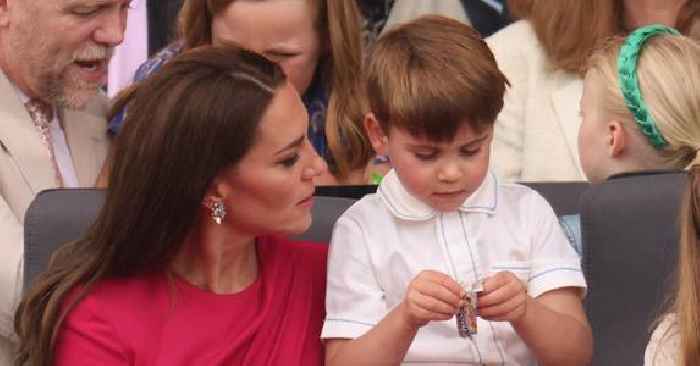 Star Of The Show! Kate Middleton Looks Exhausted As Prince Louis Makes More Silly Faces At Platinum Jubilee