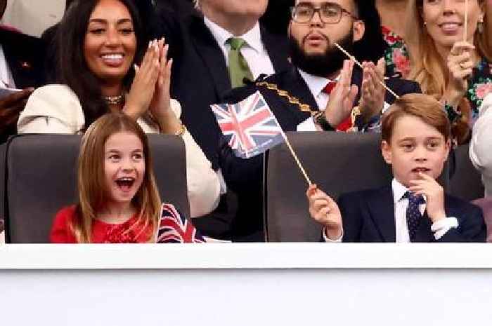 Princess Charlotte and Prince George's adorable antics steal the show at the Queen's Platinum Jubilee concert